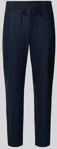 Boss Tapered stoffen broek met wol Model 'PERIN'