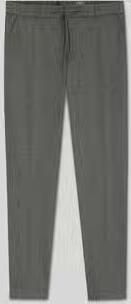 Boss Tapered stoffen broek met wol Model 'PERIN'
