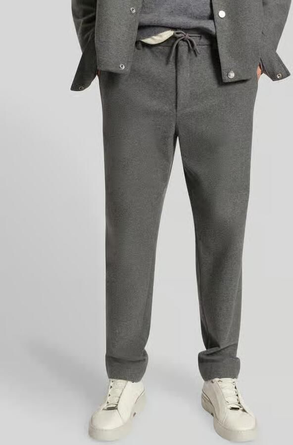 Boss Tapered stoffen broek met wol Model 'PERIN' - Foto 2