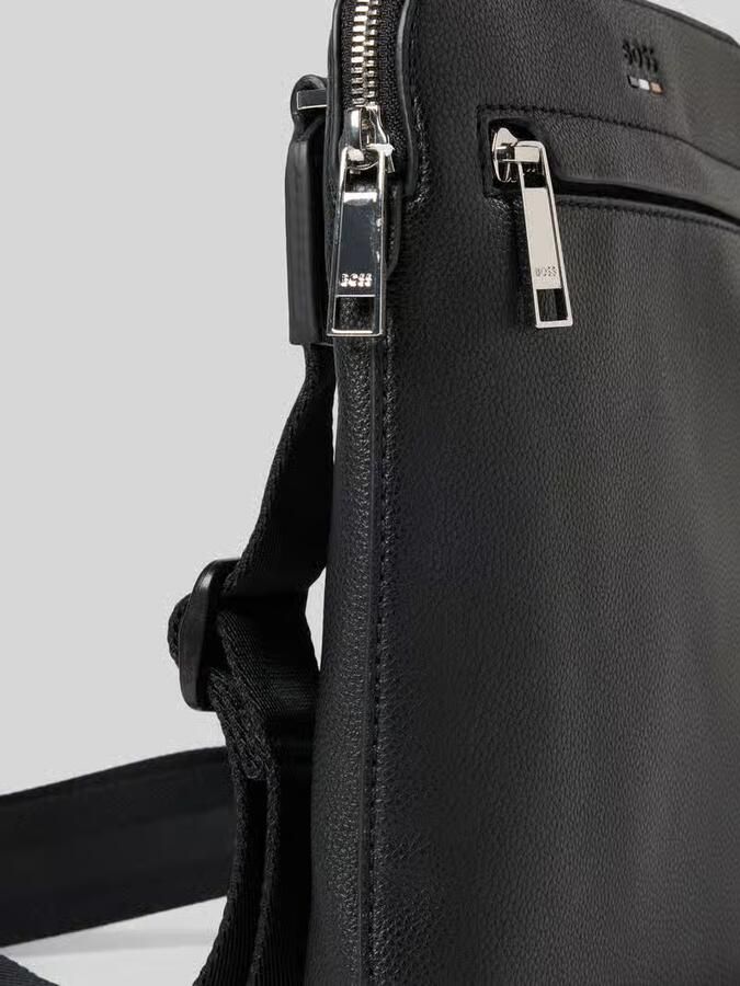 Hugo Boss Zwarte schoudertas met ritssluiting Black Heren - Foto 2