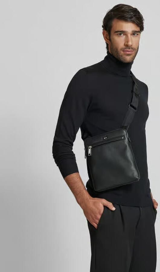 Hugo Boss Zwarte Rits Schoudertas Lente Zomer Vrouwen Black Dames - Foto 3