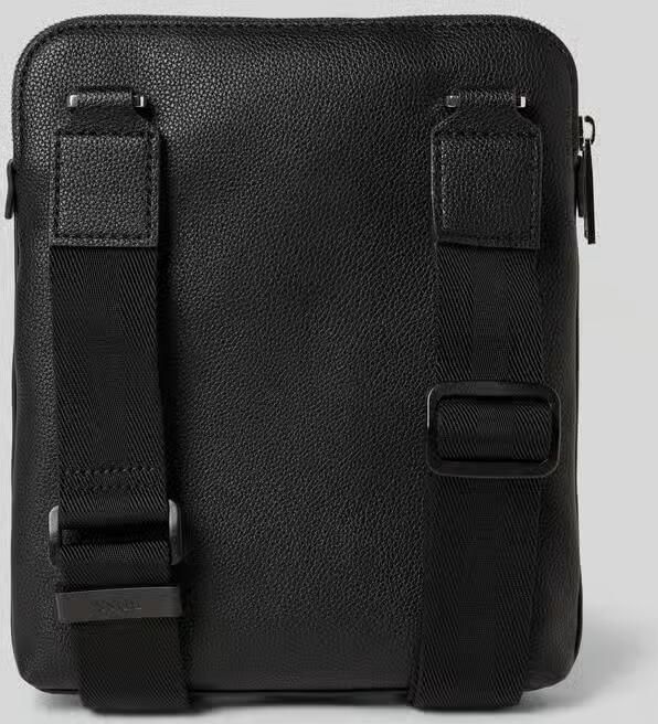 Hugo Boss Zwarte Rits Schoudertas Lente Zomer Vrouwen Black Dames