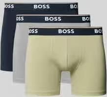 Boss Trunks van katoenmix in een set van 3