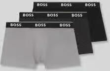 Boss Trunks van katoenmix in een set van 3 - Foto 3