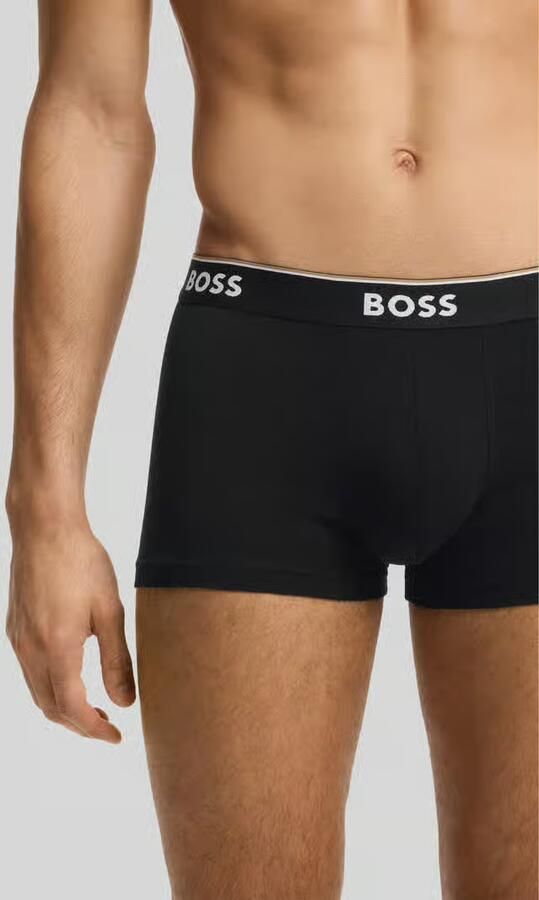Boss Trunks van katoenmix in een set van 3