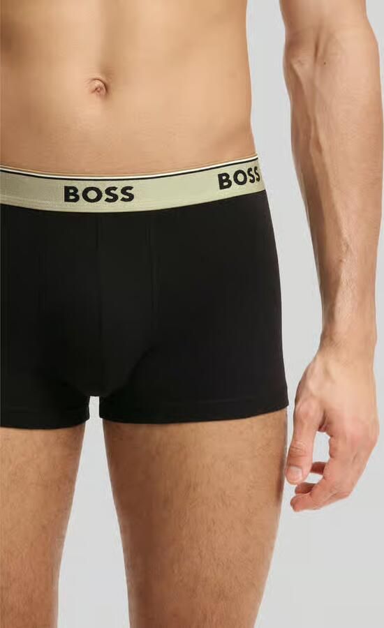 Boss Trunks van katoenmix in een set van 3