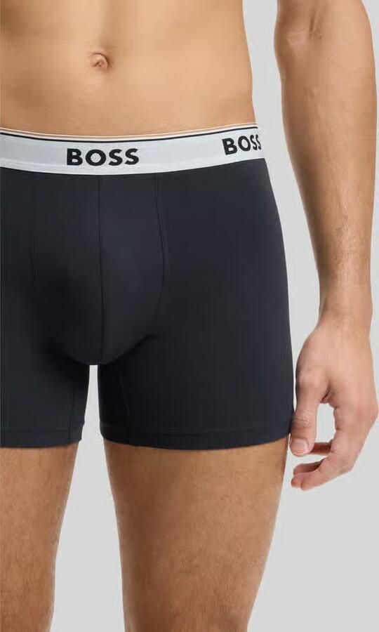 Boss Trunks van katoenmix in een set van 3
