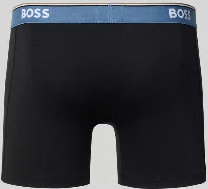 Boss Trunks van katoenmix in een set van 3 - Foto 2