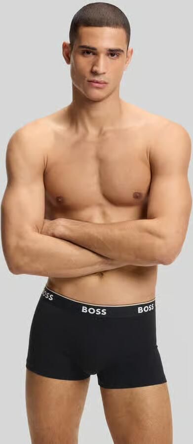 Boss Trunks van katoenmix in een set van 3 - Foto 5