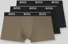 Boss Trunks van katoenmix in een set van 3 model 'Power'