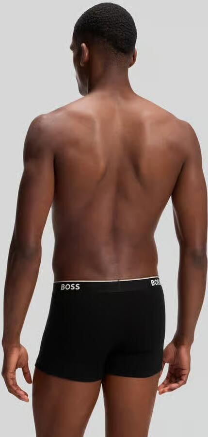 Boss Trunks van katoenmix in een set van 3 model 'Power' - Foto 2