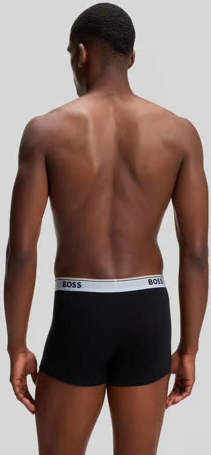 Boss Trunks van katoenmix in een set van 3 model 'Power' - Foto 2