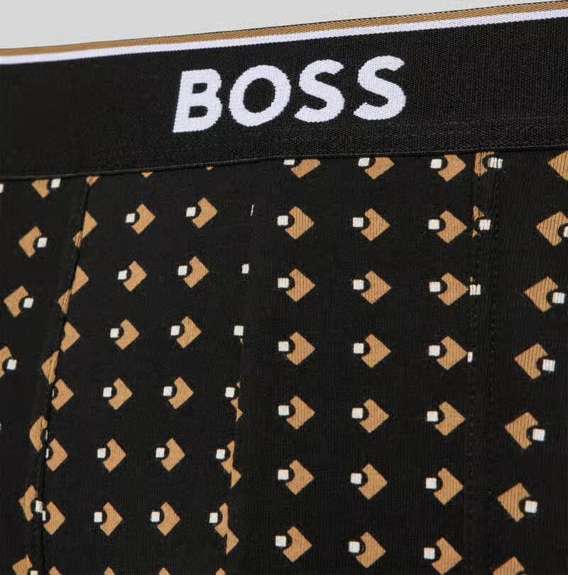 Boss Trunks van katoenmix in set van 3