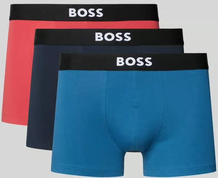 Boss Trunks van katoenmix in set van 3 - Foto 2