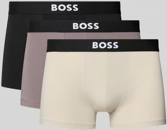 Boss Trunks van katoenmix in set van 3 - Foto 2