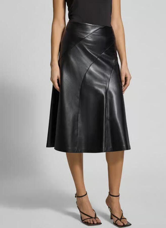 Boss Uitlopende Midi-rok met Ritssluiting Model 'VICENA' - Foto 2