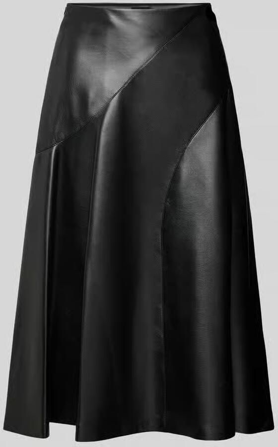 Boss Uitlopende midirok met ritssluiting model 'VICENA'
