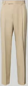Boss Wide leg bandplooibroek van Lyocell Model 'C-PAT-BB-DPL-262'