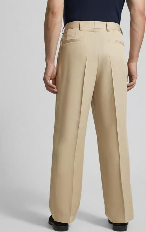 Boss Wide leg bandplooibroek van Lyocell Model 'C-PAT-BB-DPL-262' - Foto 3