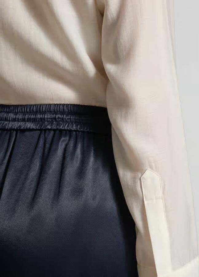 Boss Wide leg broek van pure viscose model 'TAVATI' - Foto 2