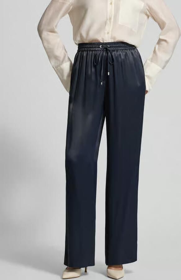 Boss Wide leg broek van pure viscose model 'TAVATI' - Foto 3