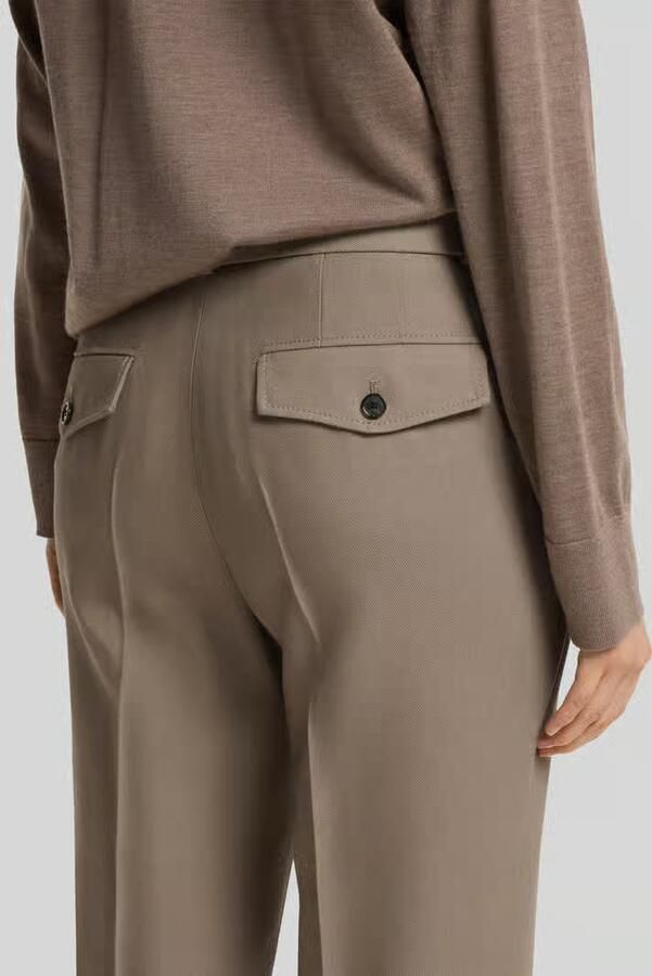 Boss Wide Leg broek van viscosemix model 'Talia5'