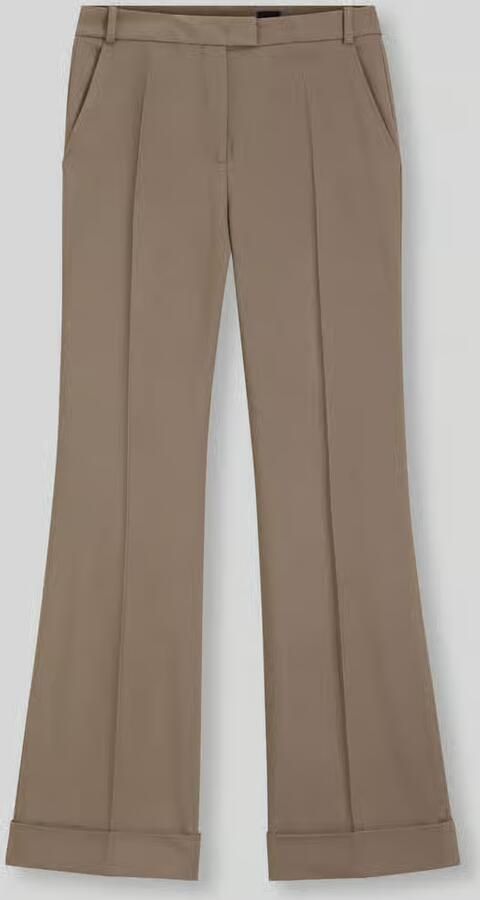 Boss Wide Leg broek van viscosemix model 'Talia5' - Foto 2
