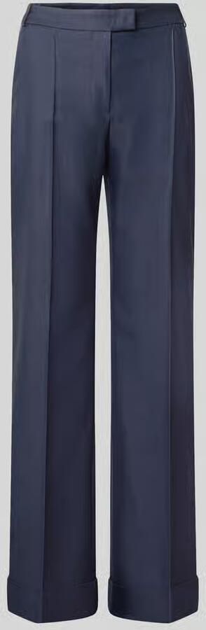 Boss Wide Leg broek van viscosemix model 'Talia5' - Foto 2