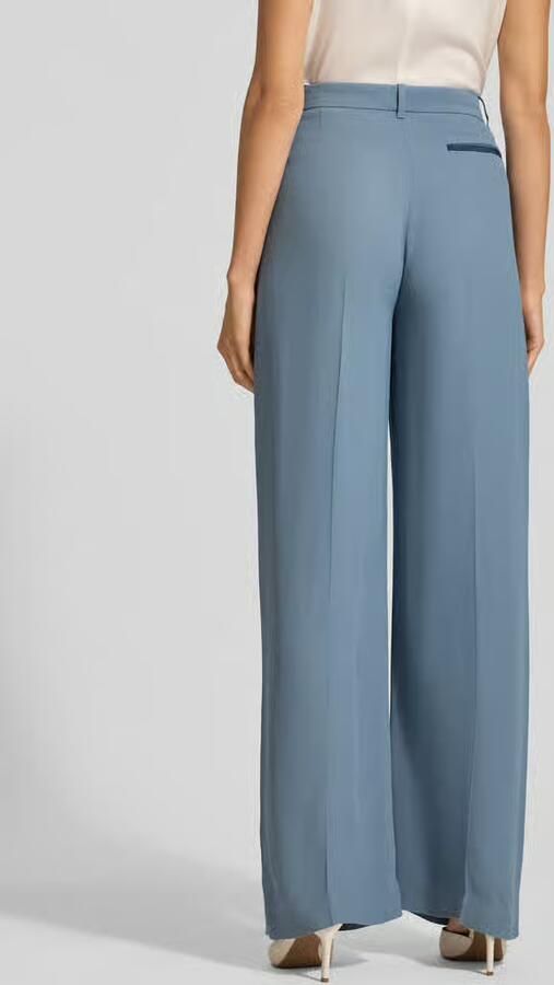 Boss Wide leg pantalon van pure viscose model 'TIANA4'
