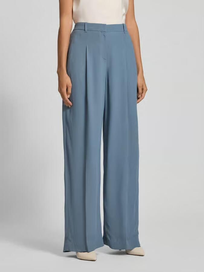 Boss Wide leg pantalon van pure viscose model 'TIANA4' - Foto 2