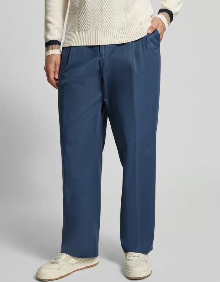 Boss Wijde broek van katoenmix model 'PAT' - Foto 2
