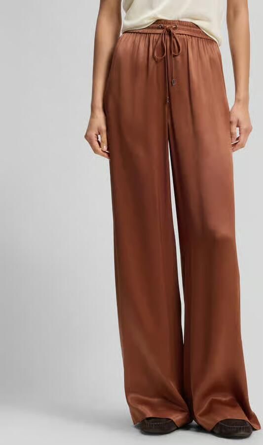 Boss Wijde broek van pure viscose model 'Tavati 2' - Foto 3