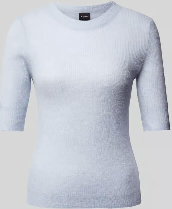 Boss Wollen pullover in gebreide look - Foto 2