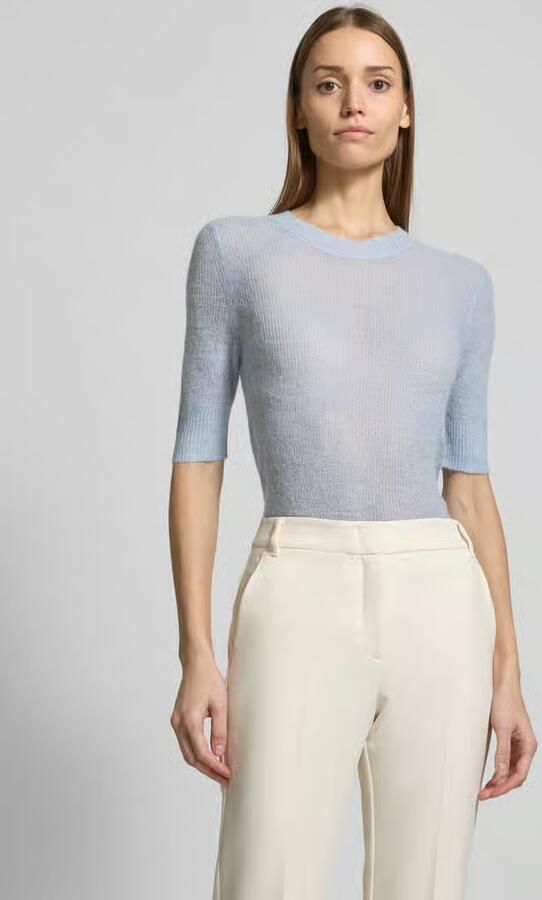 Boss Wollen pullover in gebreide look - Foto 3