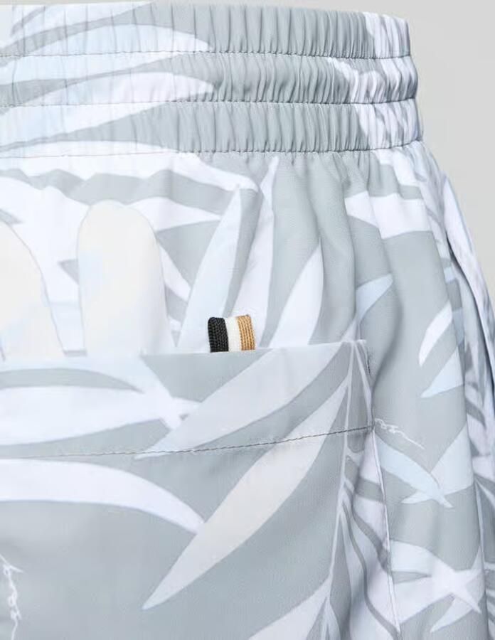 Boss Zwembroek met All-over motief Model 'PIRANHA'