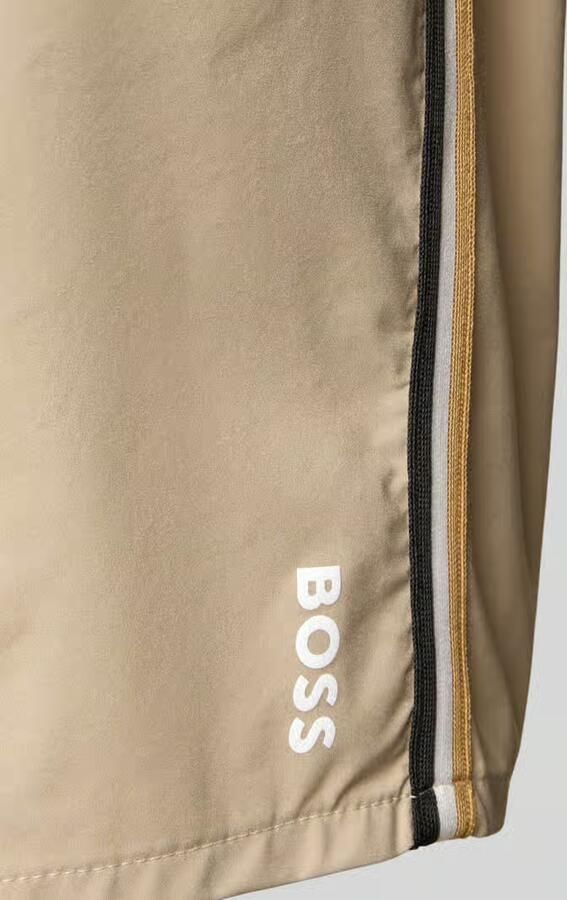 Boss Zwembroek met labelstitching model 'ICONIC'