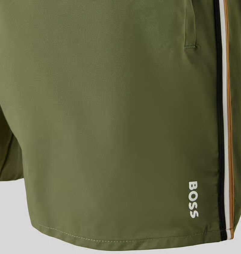 Boss Zwembroek met labelstitching model 'ICONIC'
