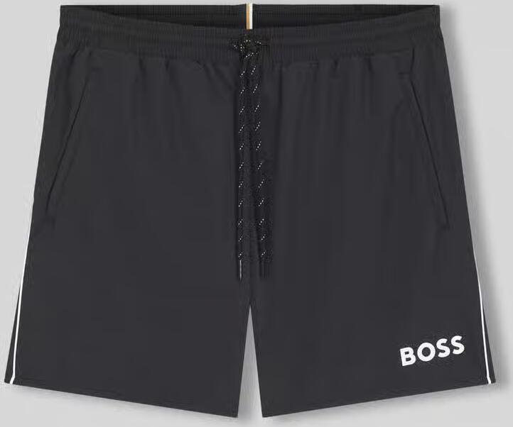 Boss Zwembroek met paspelnaad in contrastkleur model 'STARFISH'