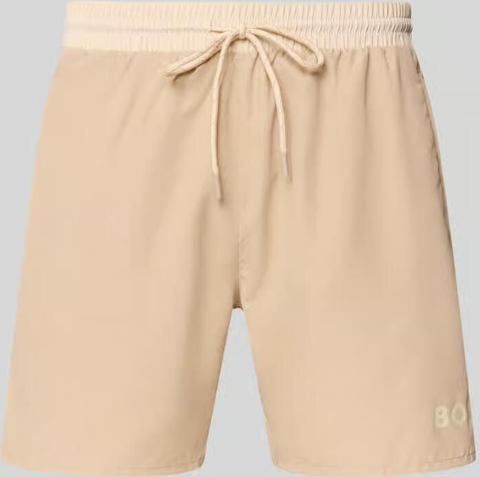 Boss Zwemshorts met contrasterend logo model 'STARFISH'
