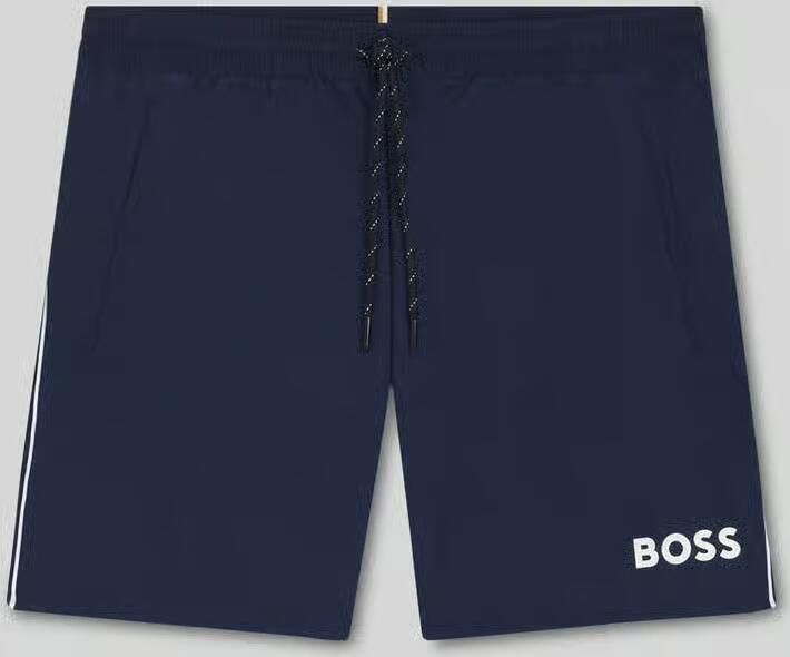 Boss Relaxed fit zwembroek met labelprint model 'STARFISH'