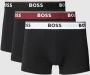 Hugo Boss Boxershorts van Stretchkatoen 3-Pack Zwart Black Heren - Thumbnail 2