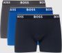 Boss Lange boxershort Boxer Brief 3P met in kleur bijpassende weefband (3 stuks) - Thumbnail 4