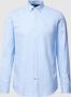 Boss Slank fit shirt gemaakt van ijzerlichtelastische katoenen popeline Blauw Heren - Thumbnail 7