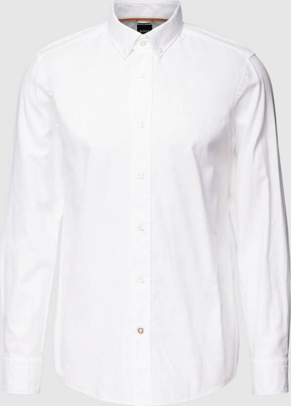 Boss Casual fit zakelijk overhemd met button-downkraag