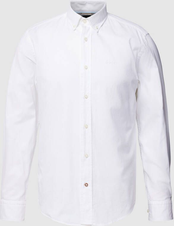 Boss Casual fit zakelijk overhemd met button-downkraag