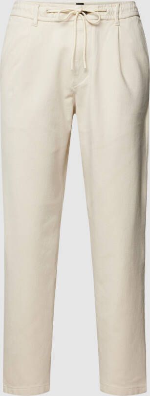 Boss Orange Broek met bandplooien model 'Skay'