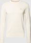 BOSS Casualwear Gebreide pullover met labelpatch model 'Kanovano' - Thumbnail 2