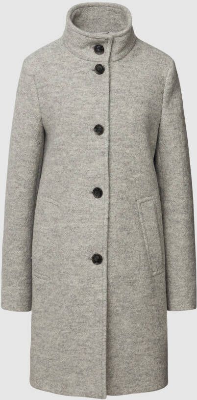 BOSS Casualwear Lange jas met reverskraag model 'COHSANDY'