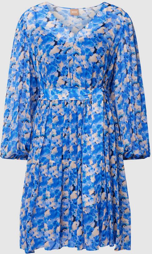 BOSS Casualwear Mini-jurk met bloemenmotief model 'DAVALENO'