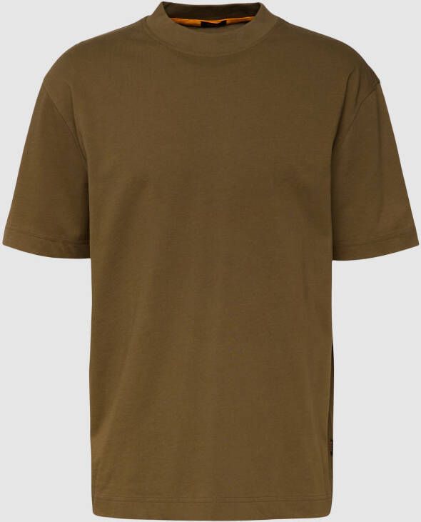 BOSS Casualwear Relaxed fit T-shirt met labelprint model 'TEETIMM'